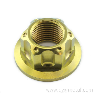 Titanium Alloy GR5 Flanged Axle Nut